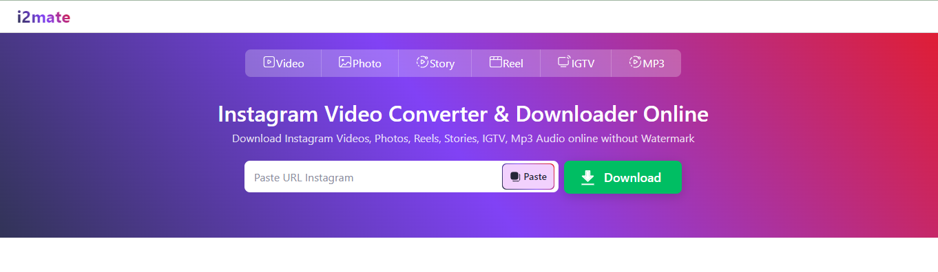 I2Mate.online – Best Instagram Downloader Tool in 2024