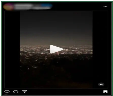 This photo is an instagram video image .I2mate is a tool that allows downloading video from instagram for free of cost.